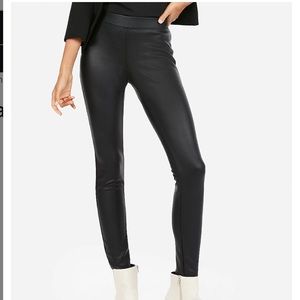 Faux leather leggings
